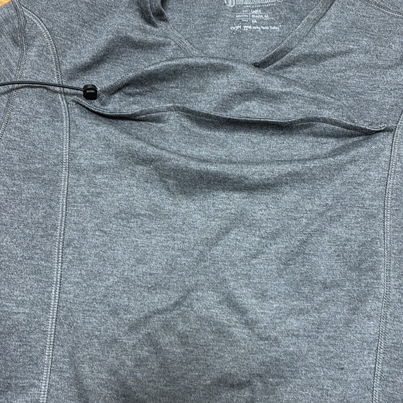 Lalabu Grey Shirt Top Men’s Dad Babywear Gray Large Baby Holder - Picture 4 of 4